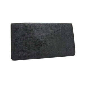 Louis Vuitton Taiga Porte Wallet Carte Long Black